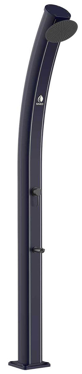 Douche Solaire de Jardin 35L Sined Dafne Bleu Mitigeur et Lave Pieds sconto