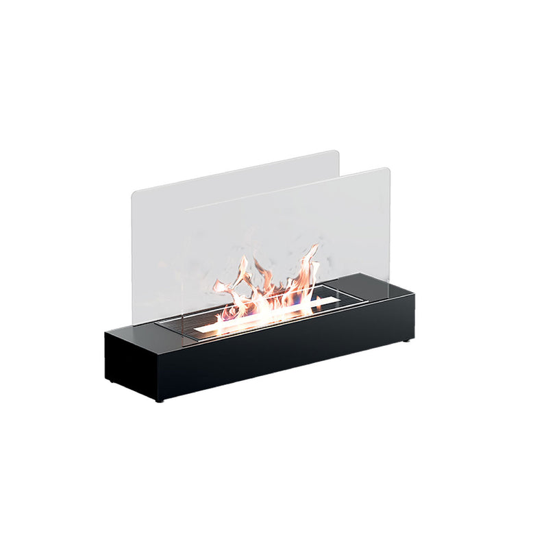 Camino a Bioetanolo da Tavolo 60x20x35 cm 2000W 1,5L Mantova Nero 