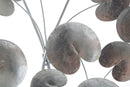 Pannello Albero della Vita Argento 87,5x3,5x88,5 cm in Ferro Argento