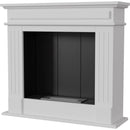 Camino a Bioetanolo da Pavimento 95x28x87 cm Flig San Diego Light Bianco