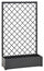 Jardinière en métal avec treillis 90x32xH150 cm Anthracite Rama