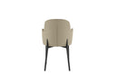 Set 4 Sedie Sophia 53,5x62,5x80 cm in Tessuto Easy-Clean Beige       
