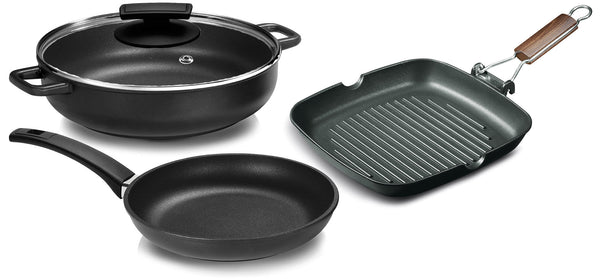 online Batterie de cuisine 4 pièces Olympia Supreme en aluminium moulé antiadhésif