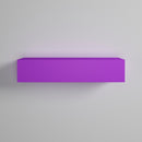 Mobile Sospeso Verticale da Salotto in Melaminico Laccato 140x31x29cm TFT Boost Viola