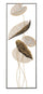 Panneau Lotus en fer 31x5x89,5 cm