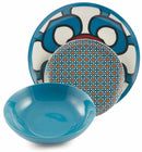 Servizio Piatti 18 Pezzi in Porcellana e Gres Villa d'Este Home Tivoli Cala Lisboa Multicolor