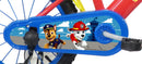 Bicicletta per Bambini 14" Paw Patrol Freni Caliper e Stabilizzatori in Acciaio Hi-Ten Rosso