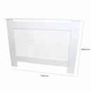Copritermosifone 82x18,8x111,5 cm in MDF Bianco