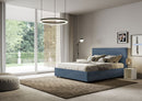 Letto Matrimoniale Francese Mika Blu Varie Misure
