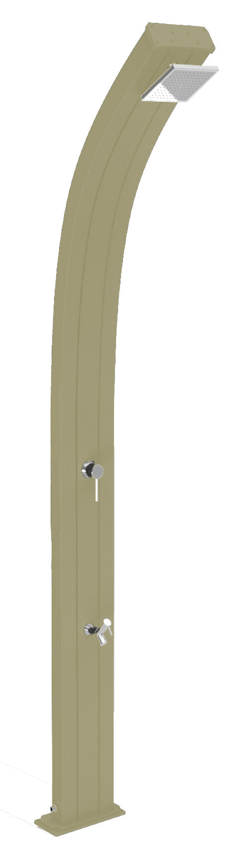 Mitigeur de douche de jardin extérieur et lave-pieds Arkema Spring Champagne Bronze sconto