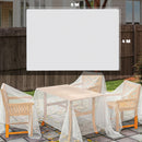 Telone Impermeabile 4x6 m Robusto Resistente agli Strappi in PE 140GSM Bianco      