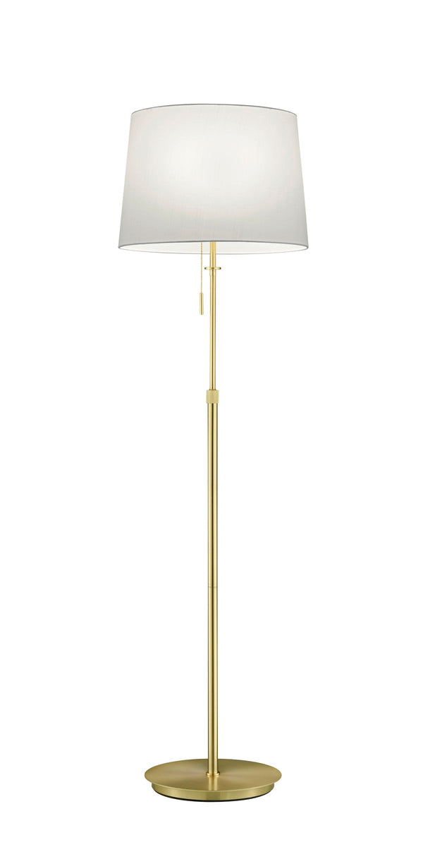 sconto Lampadaire d'intérieur E27 en métal laiton satiné