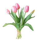 Set 3 Fiori Artificiali Tulipano per 5 Fiori 43 cm 