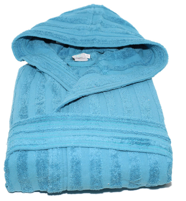 Peignoir Terry 100% Coton Sally Lines Pétrole online