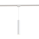 Faretto a Sospensione per Sistema Illuminazione Binario 50W GU10 in Alluminio  Bianco