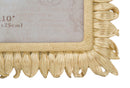 Cornice Glam Petalo 28x1,8x33 cm in Resina Oro