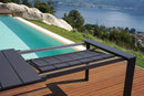 Tavolo Allungabile da Giardino 200/300x100x75 cm Nettuno in Alluminio Antracite