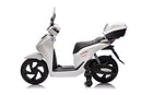 Scooter Elettrico per Bambini Licenza Ufficiale Honda SH125 12V con Ruote EVA e Sedile Pelle Bianco