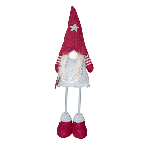 Nain de Noël H50 cm avec Lumière Grise et Rouge sconto