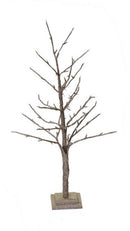 Albero di Natale Luminoso 78 LED in Carta H93cm Oro