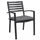 Fauteuil Formentera avec coussin 46x62x84 h cm en aluminium anthracite
