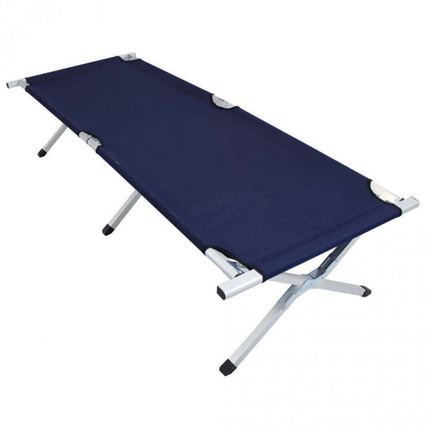 online Lit bébé 190x64x42 h cm en aluminium bleu