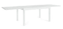 Tavolo Allungabile da Esterno 135-270x90x75h cm in Alluminio Cliv Bianco  