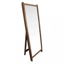 Specchio Wallace 62x8x165 h cm in Pino riciclato Marrone