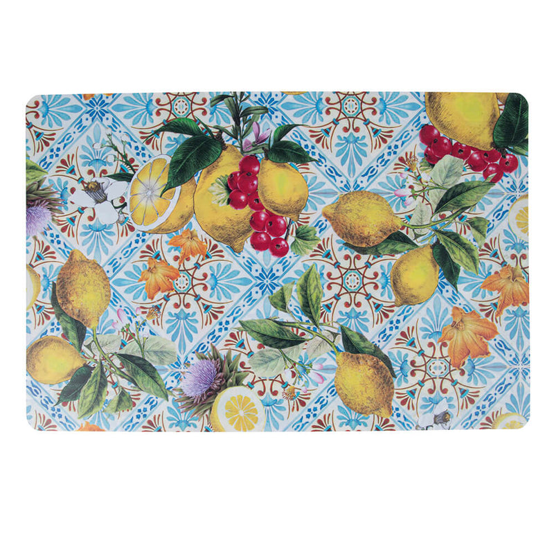 Set 6 Tovagliette Double Face 45x30x0,1 cm  in PVC VdE Tivoli 1996 Italian Beauty