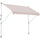 Auvent enroulable autoportant beige 3x1,5m