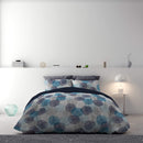 Copripiumino Double Face con Federe Stampato Soffioni Blu