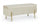 Banc bout de lit 2 places 110x42x42 cm avec coffre de rangement Irina Natural