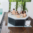 Piscina Idromassaggio Gonfiabile Riscaldata Ø193x73 cm Toscana Plus con Raggi UV