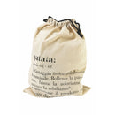 Sacchetto potato/patata 40x30 cm in Cotone VdE Tivoli 1996 Beige