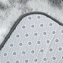 Tappeto Moderno 230x160 cm in Poliestere Grigio Chiaro