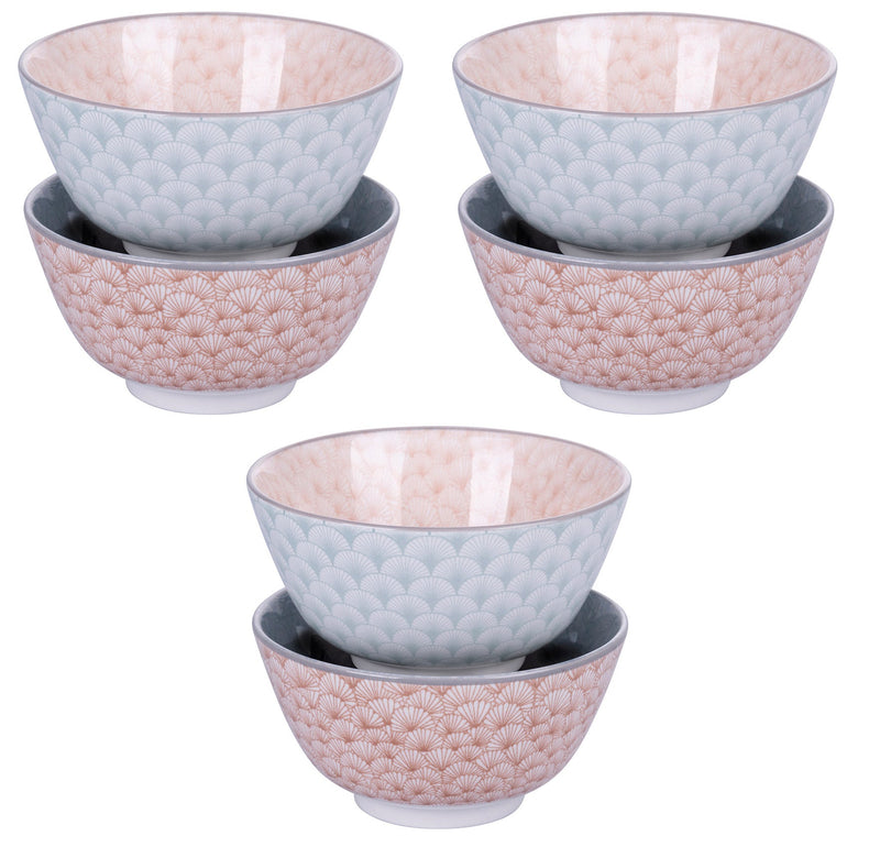 Set 6 Ciotole Ø12 cm 280 ml in Porcellana VdE Tivoli 1996 Confusion