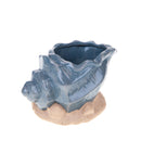 Set 2 Vasi Conchiglia con Base Ø 20 H 11 cm 