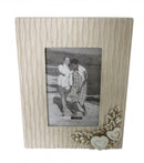 Portafoto 10x15 Shabby Chic Rettangolare 17,5x2,5x22,5 h cm in MDF Tortora