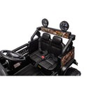 Macchina Elettrica per Bambini Fuoristrada Toyota Fj Cruiser 12V Telecomando Ruote in Gomma e Sedile in Pelle Nero e Mimetico