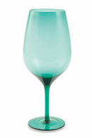Set 6 Calici Ø7x25 cm in Vetro Villa d'Este Home Tivoli Happy Hour Verdi