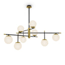 Lampada pendente Modern in Metallo e Vetro Nostalgia Opaco Oro