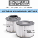 Set 6 Pezzi Cartucce di Ricambio per Filtro 90 Pieghe ad Alta Capacità Filtrante    