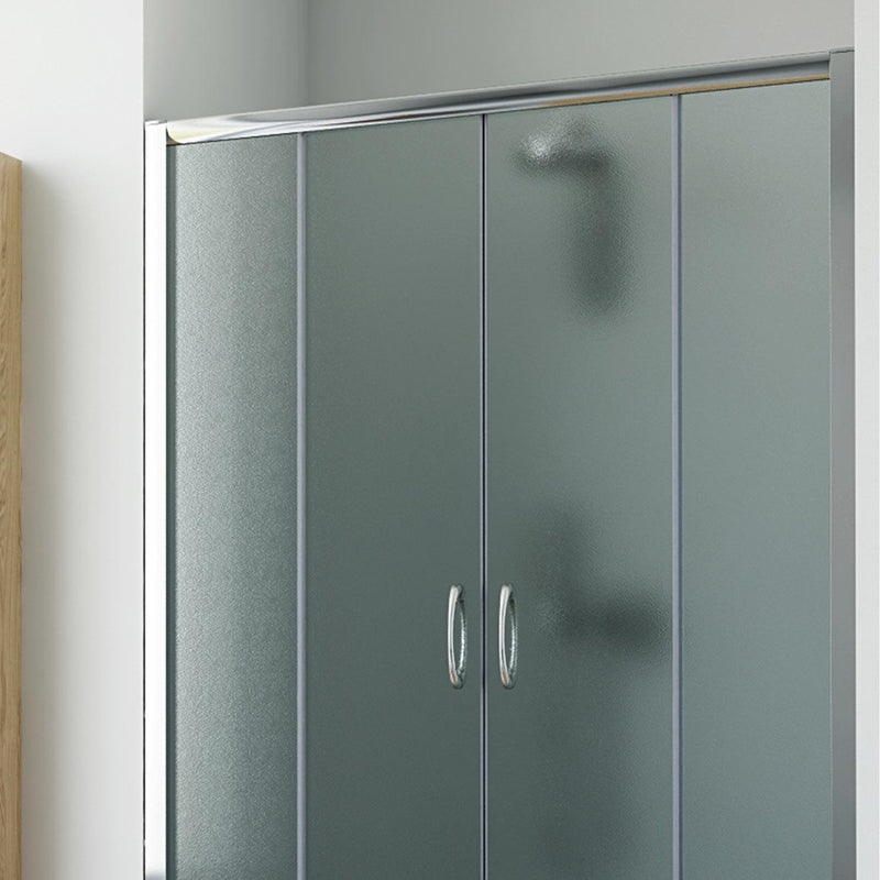 Porta Parete Doccia 2 Ante Scorrevoli In Cristallo H200 Fosterberg Randers