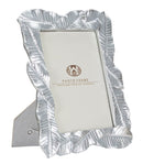 Cornice Lefy Silver 23x2,5x27,5 cm in Poliresina e Vetro