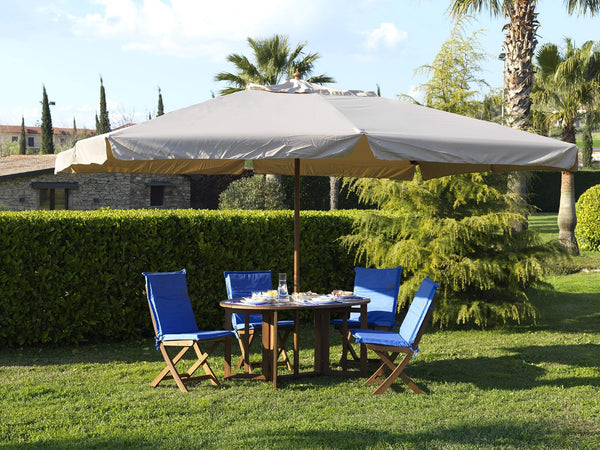prezzo Parasol de jardin en bois 3X4m étanche Ecru