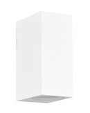 Applique da Esterno Attacco GU10 in Alluminio Pressofuso Bianco Opaco