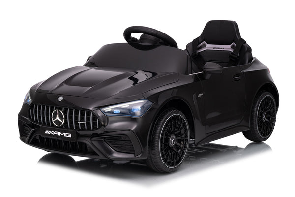 Macchina Elettrica per Bambini 12V Licenza Ufficiale Mercedes CLE53 Sedile in Pelle Nero acquista