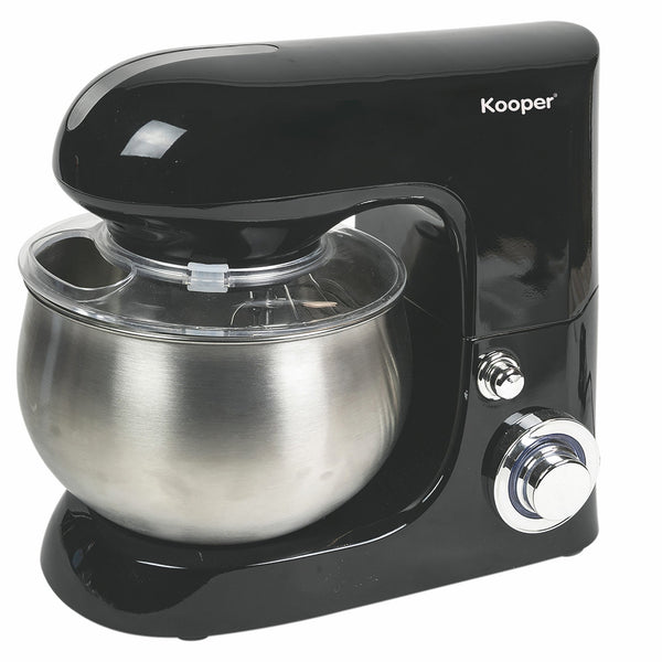 Batteur Planétaire 5 Litres 6 Vitesses 1300W Bol Acier Kooper Atena Noir acquista
