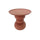 Table basse Alka Ø 41x42 cm en Acier Terre Cuite