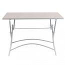 Tavolo Bristol 110x70x72 h cm in Acciaio Tortora